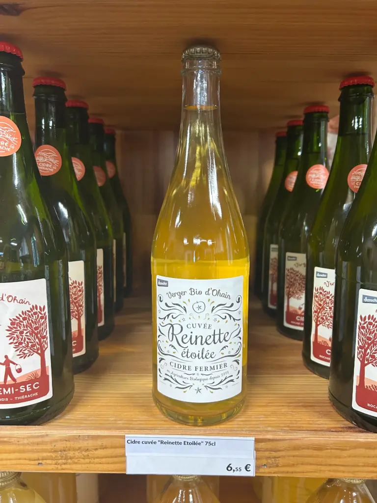 Cidre cuvée "Reinette Etoilée" 75cl