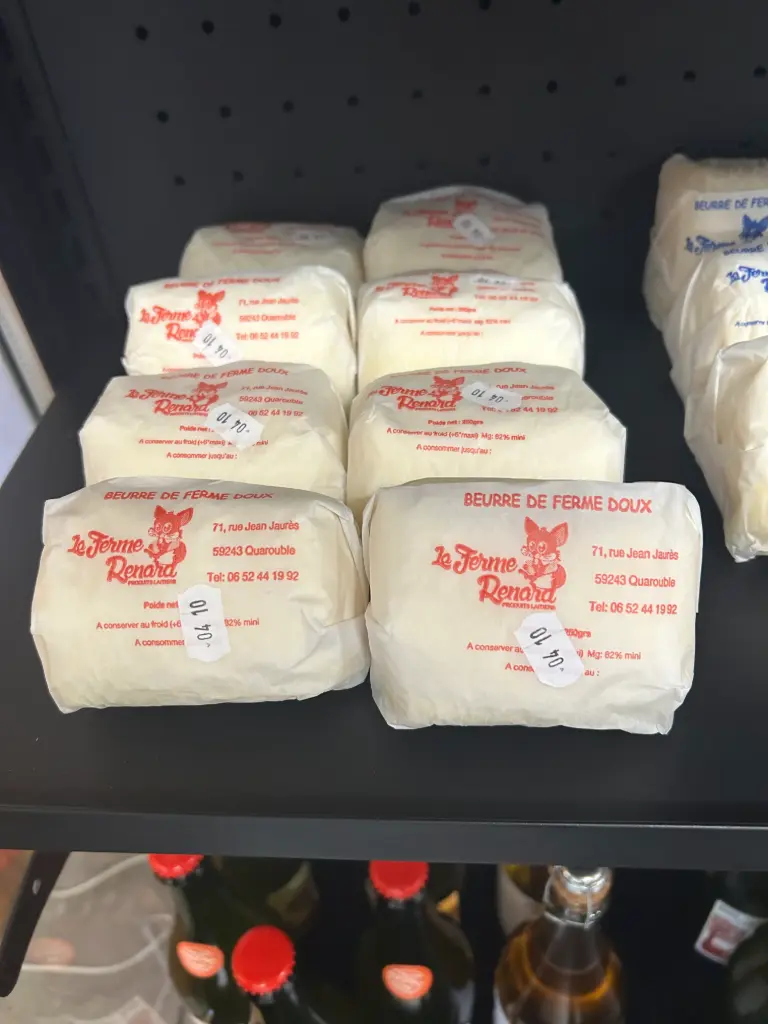 Beurre doux fermier 250g